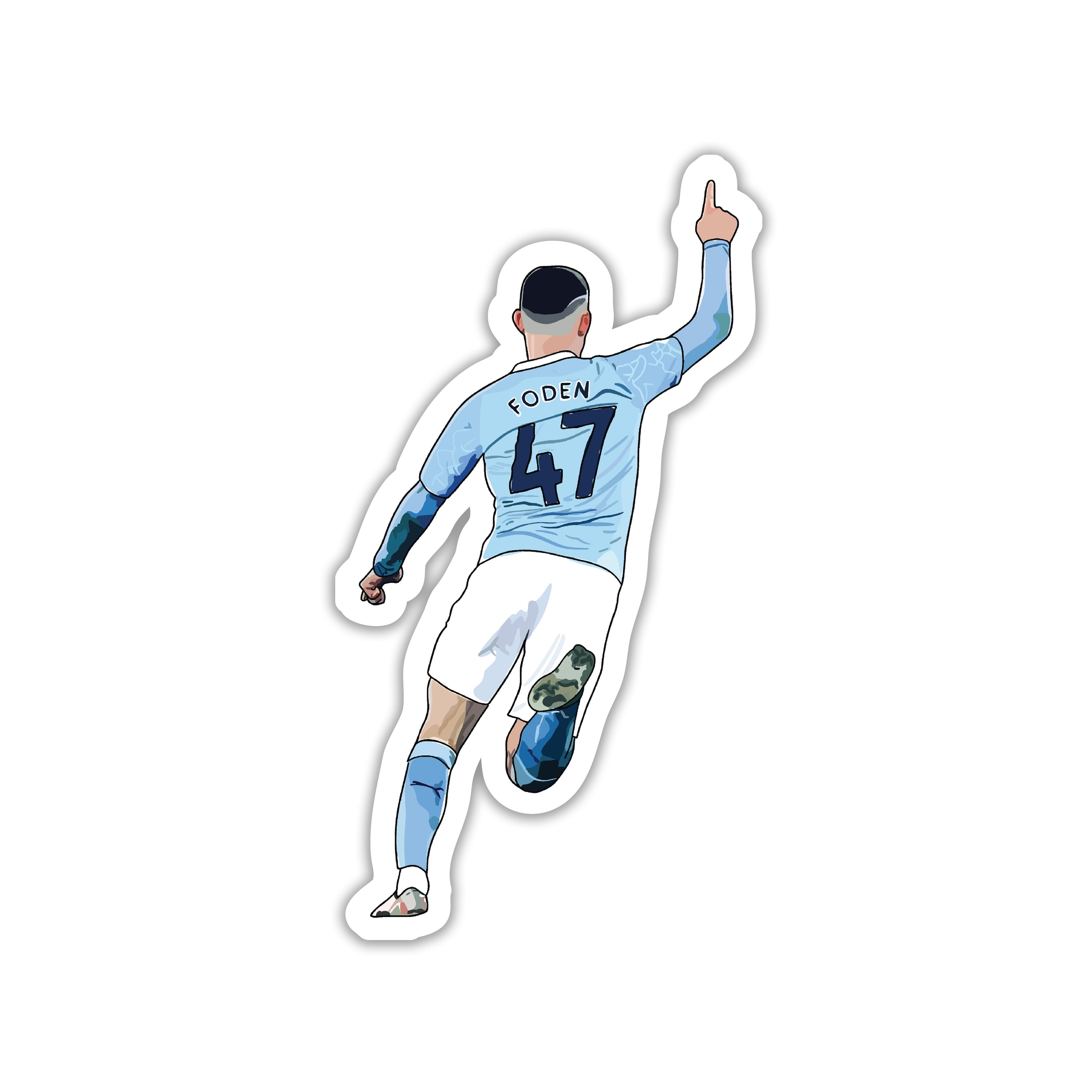 47 FROM BEHIND – PHIL FODEN STICKER