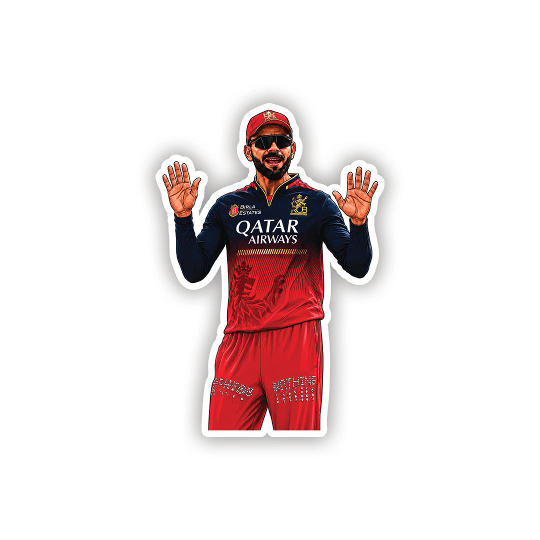Calm Before Storm – Virat Kohli Sticker