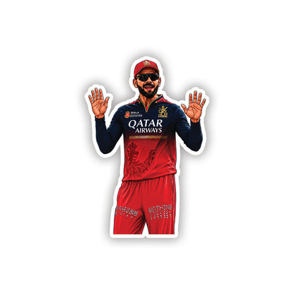 Calm Before Storm – Virat Kohli Sticker