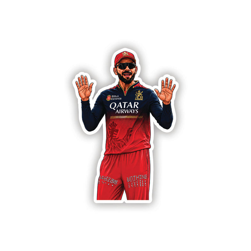 Calm Before Storm – Virat Kohli Sticker