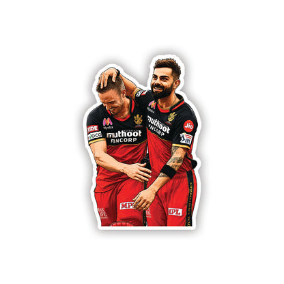 Brotherhood  Moment – Virat Kohli And ABD Sticker