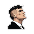 THOMAS SHELBY - NO LIMITS STRATEGY STICKER