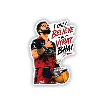 Belief Beyond Limits – Virat Kohli Sticker