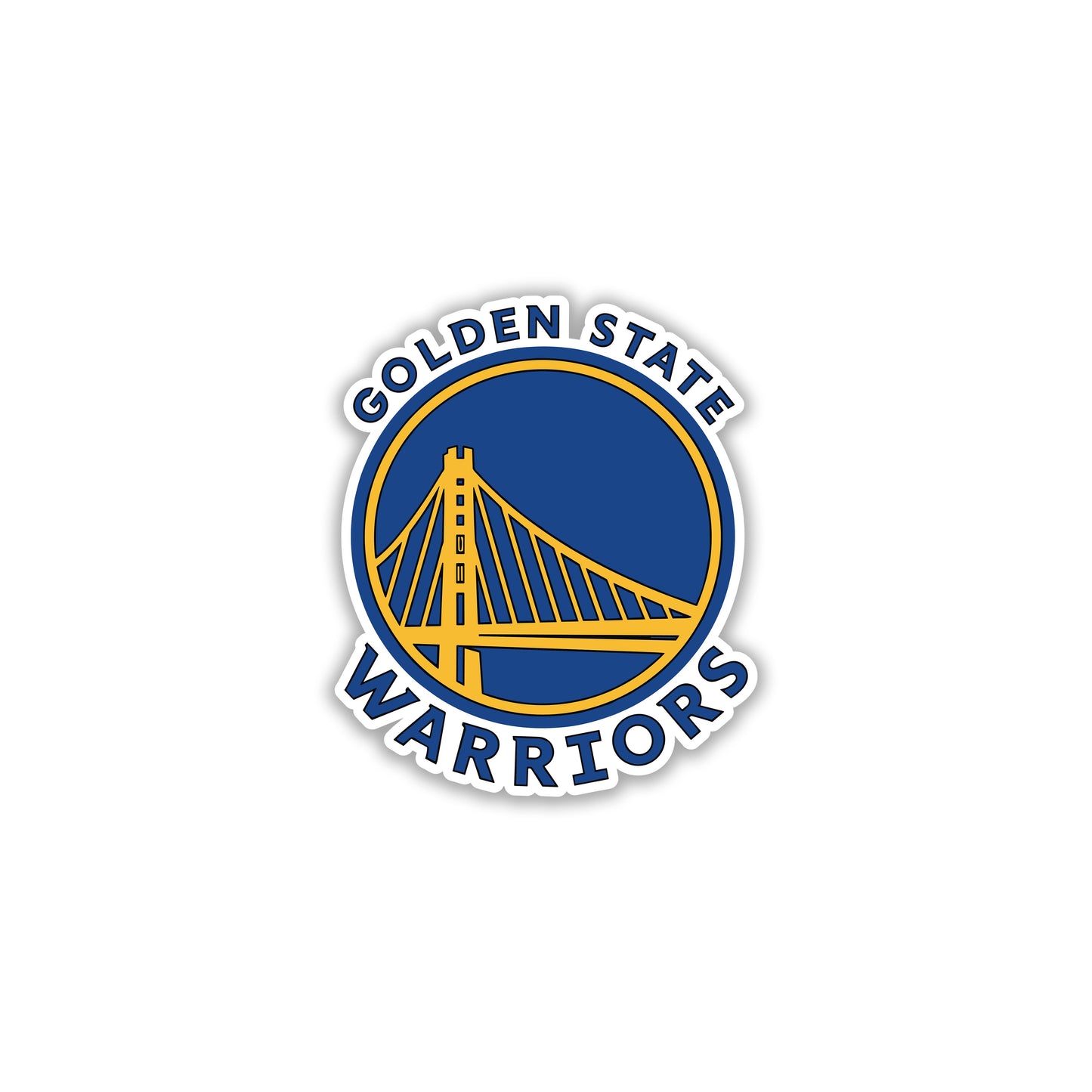 WARRIORS - BAY AREA PRIDE LOGO STICKER