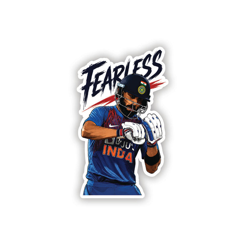 Fearless Warrior Blue – Virat Kohli Sticker
