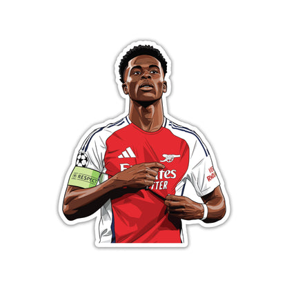 BUKAYO SAKA - NORTH LONDON PRIDE STICKER