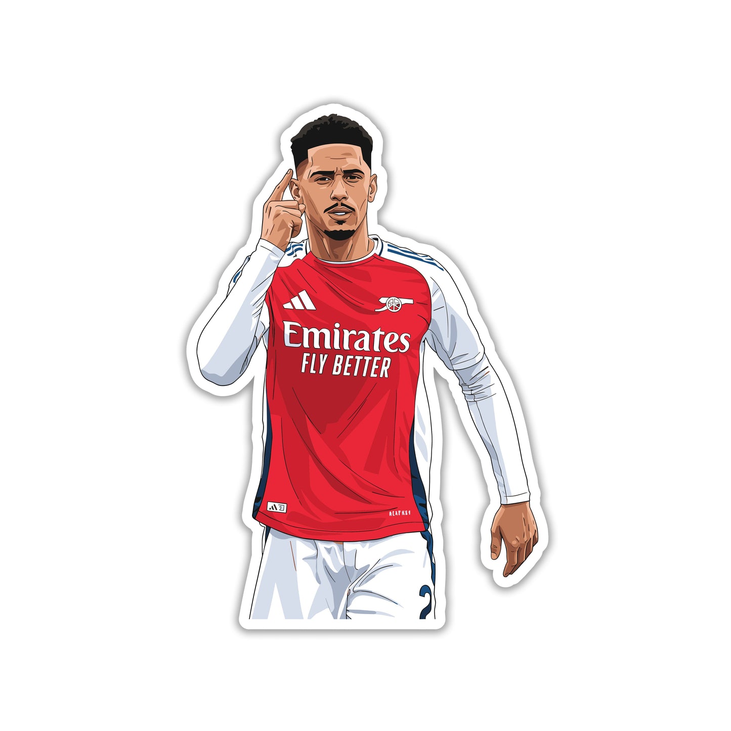 WILLIAM SALIBA - BIG WILLY MENTALITY STICKER