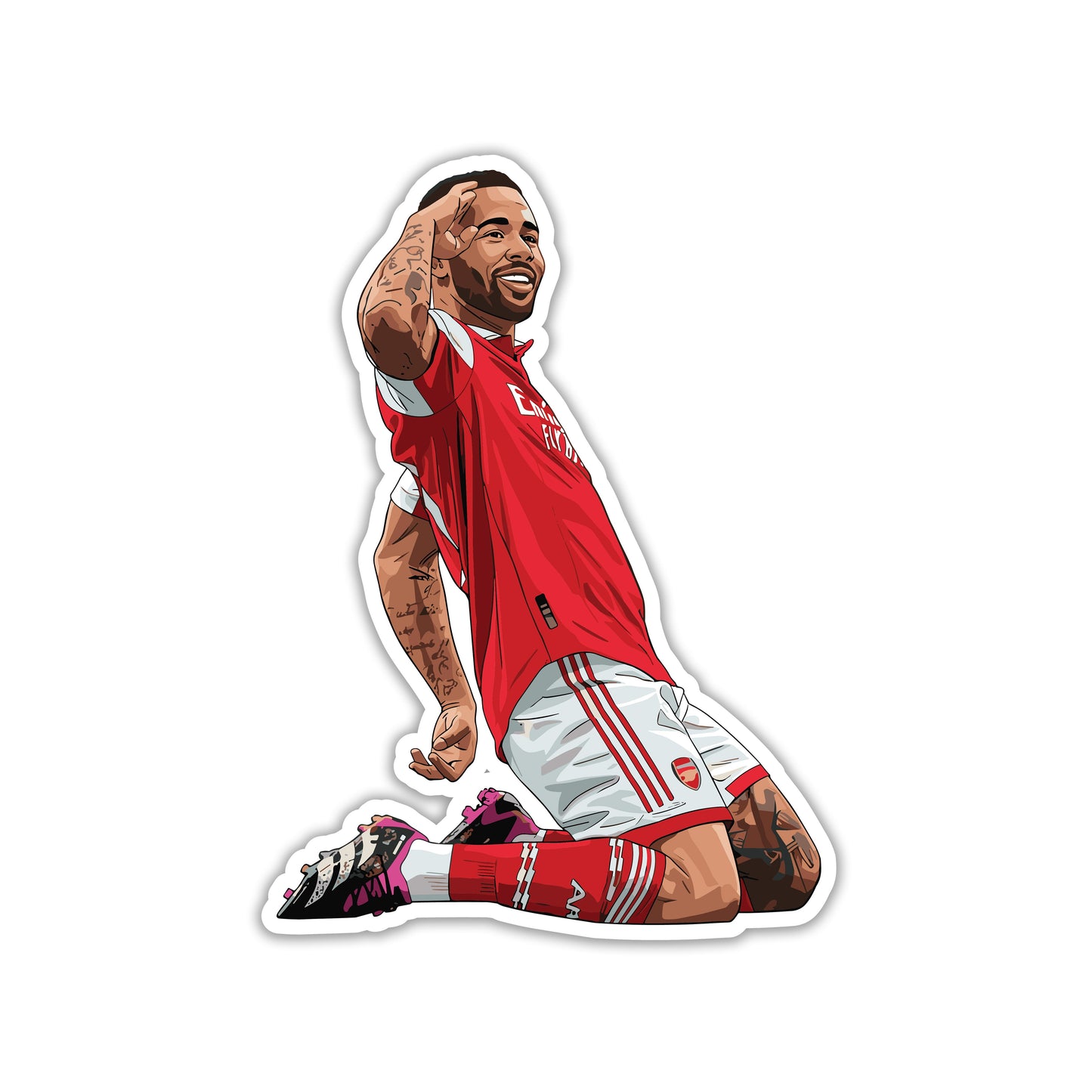 GABRIEL JESUS - EMIRATES SLIDE STICKER