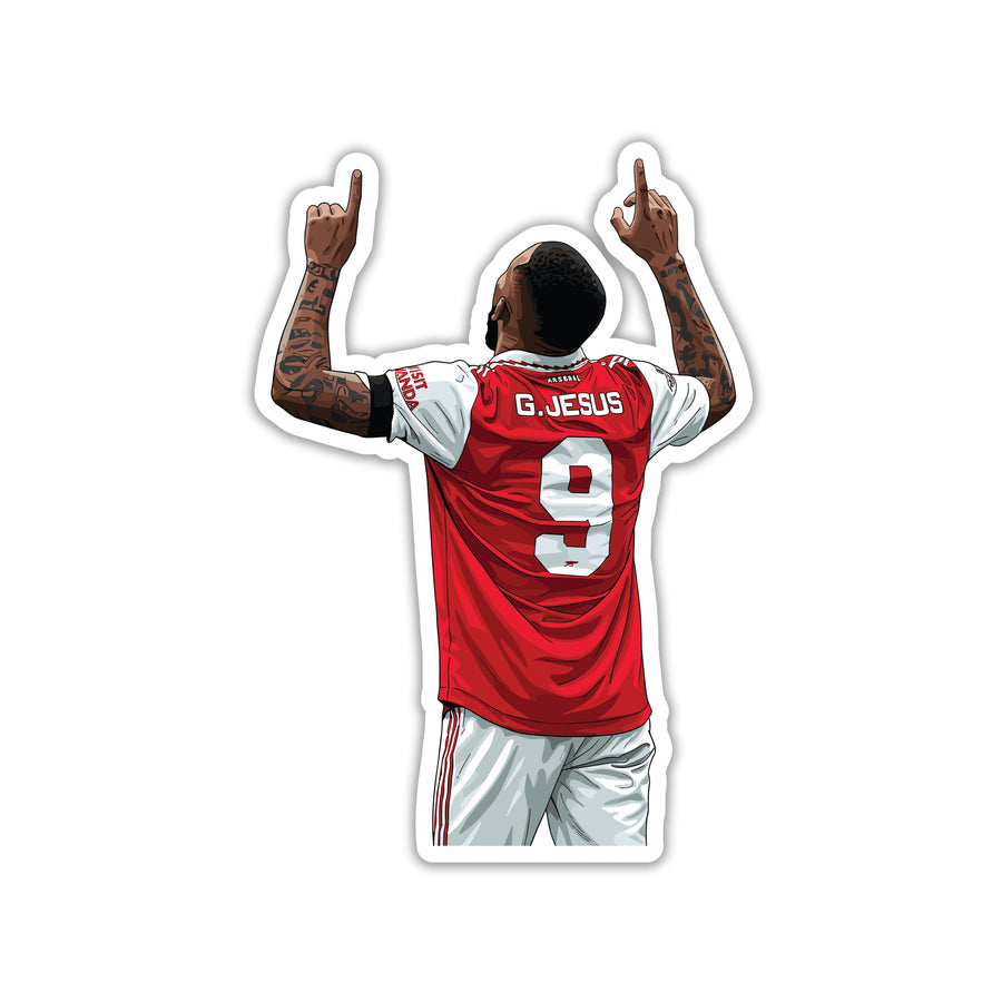 GABRIEL JESUS - NUMBER 9 GUNNER STICKER