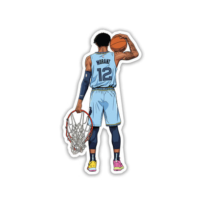 JA MORANT - DUNK CHAMPION VIBE STICKER