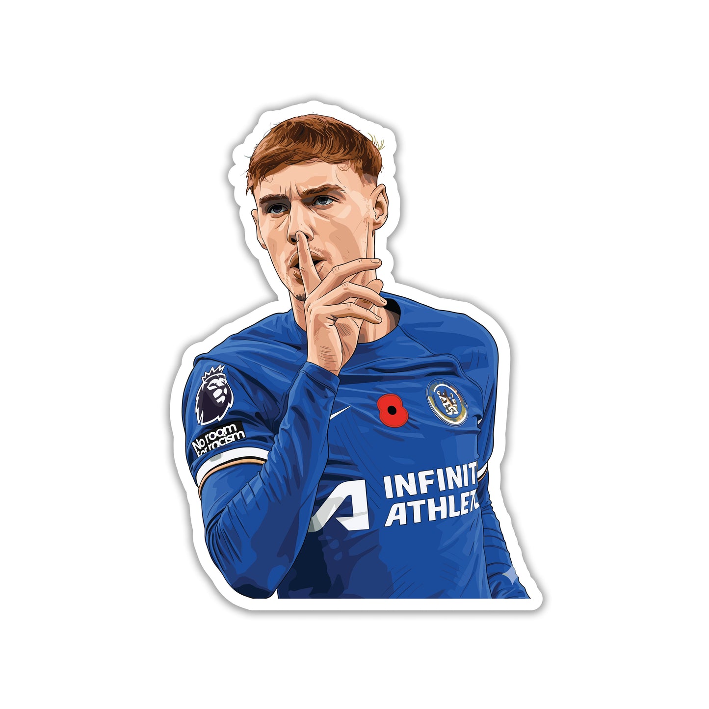 COLE PALMER - SILENCE THE HATERS STICKER