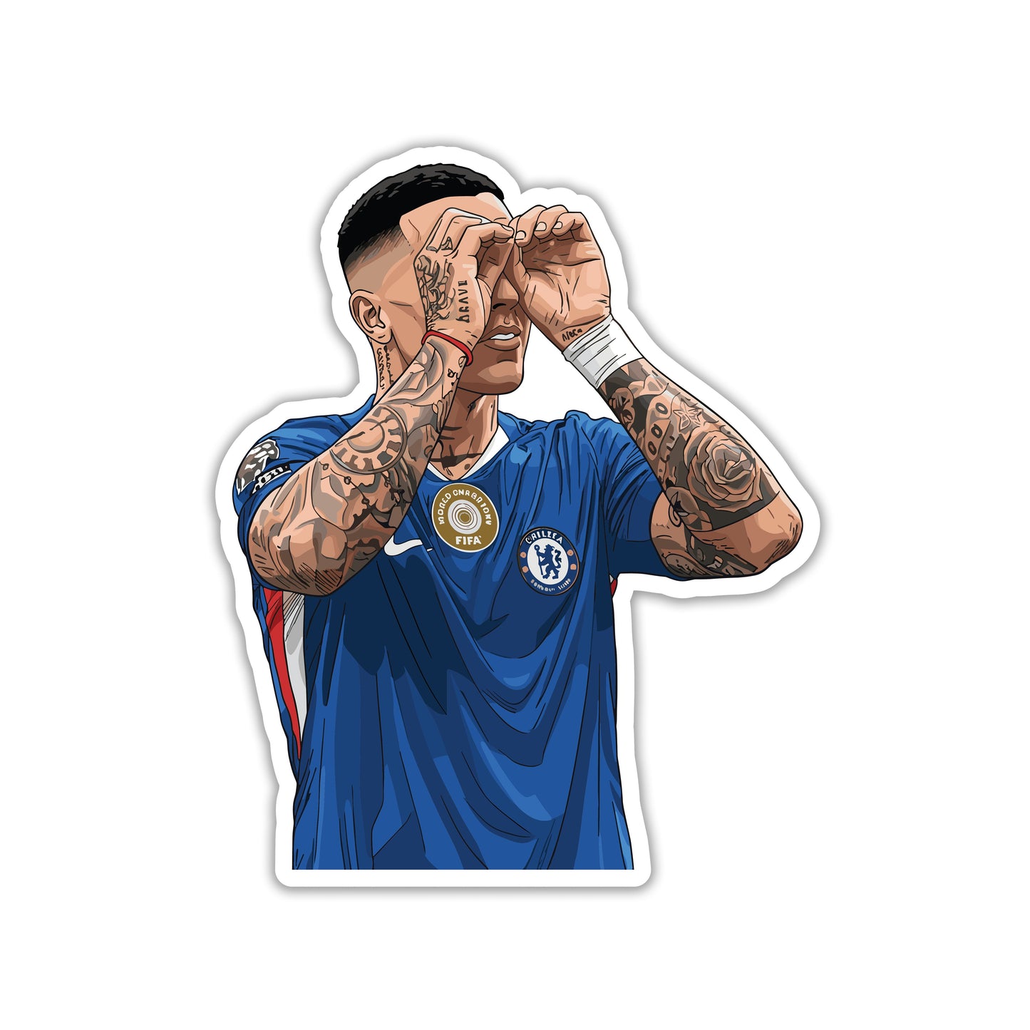 ENZO FERNANDEZ - SCOUTING VICTORY STICKER