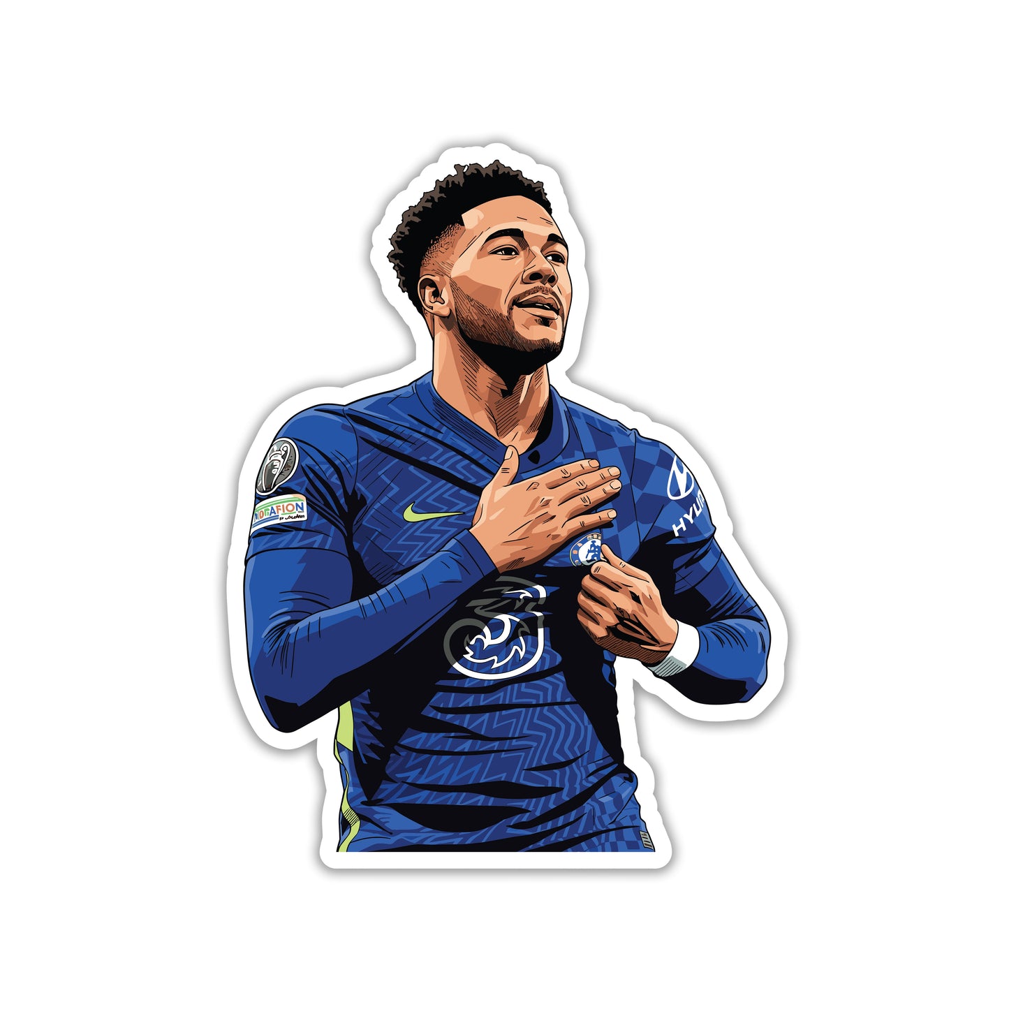 REECE JAMES - CAPTAIN OF THE BRIDGE STICKER