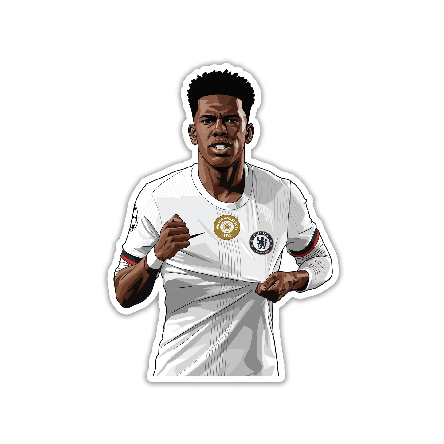 ESTEVAO WILLIAN - MESSINHO BADGE GRAB STICKER