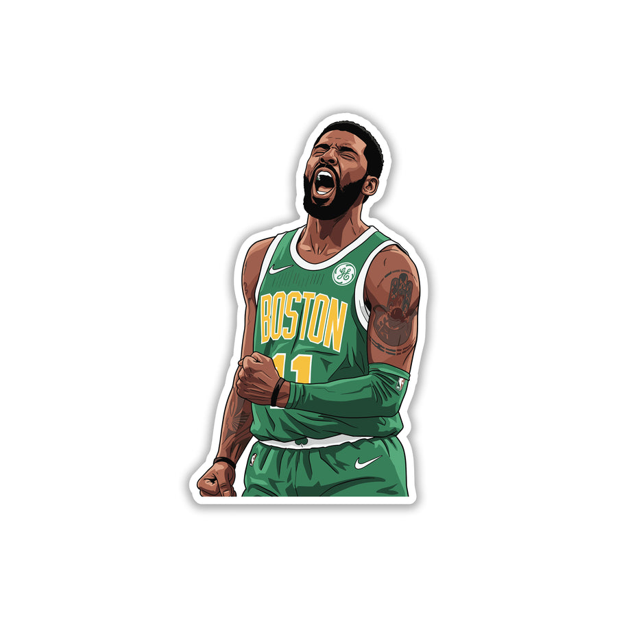 KYRIE IRVING - CELTIC RAGE STICKER