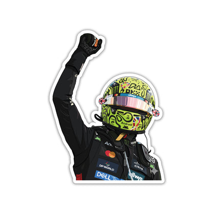 LANDO NORRIS - RACE WINNER ENERGY STICKER