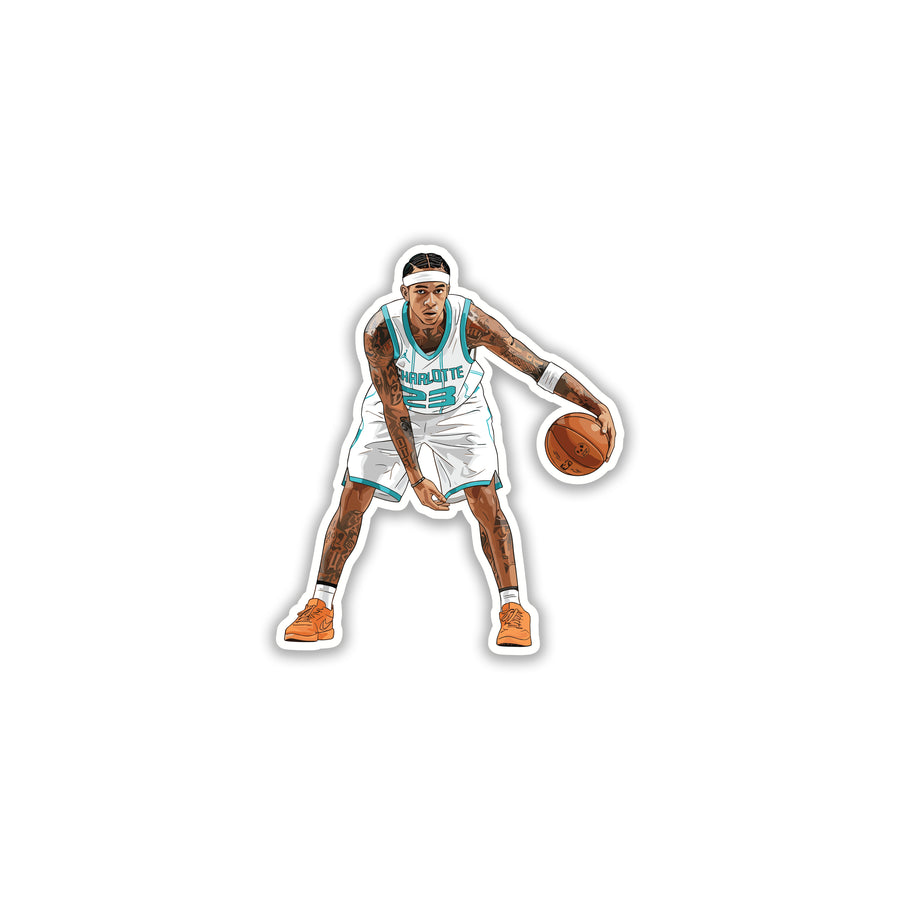LAMELO BALL - BETWEEN THE LEGS CROSS STICKER