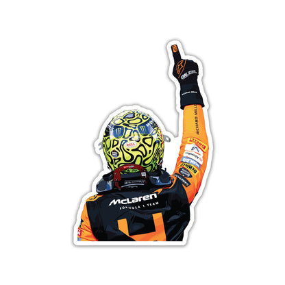 LANDO NORRIS - POINTING TO GREATNESS STICKER