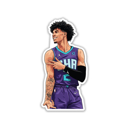 LAMELO BALL - THREE TO THE DOME STICKER