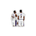 LEBRON & AD - THE BROW AND THE KING STICKER