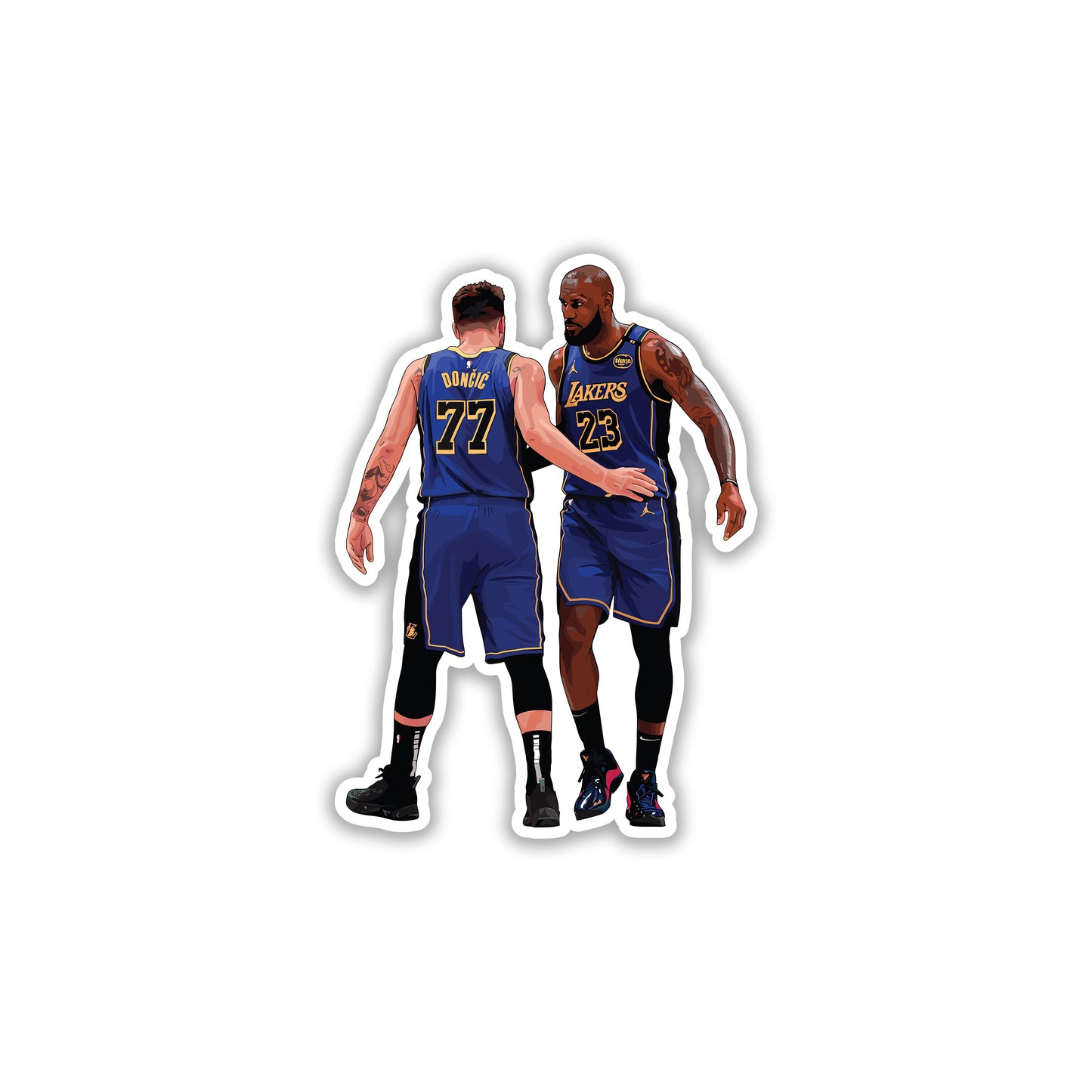 LUKA & LEBRON - GAME RECOGNIZE GAME STICKER
