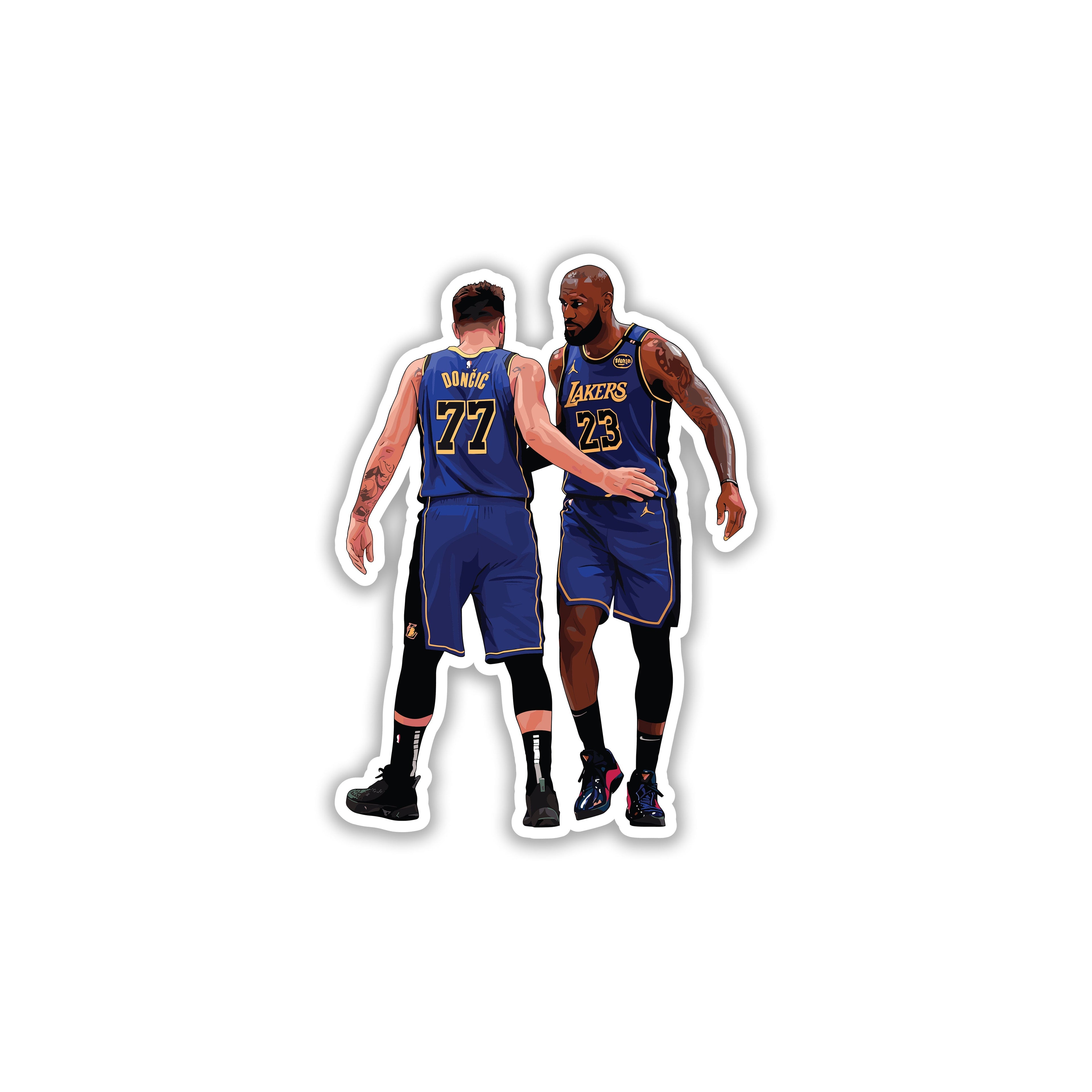 LUKA & LEBRON - GAME RECOGNIZE GAME STICKER