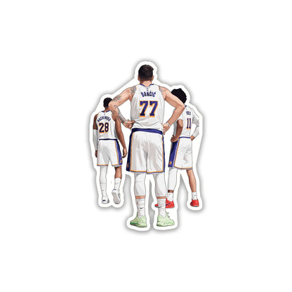 LUKA DONCIC - DALLAS MAGIC BACKLINE STICKER