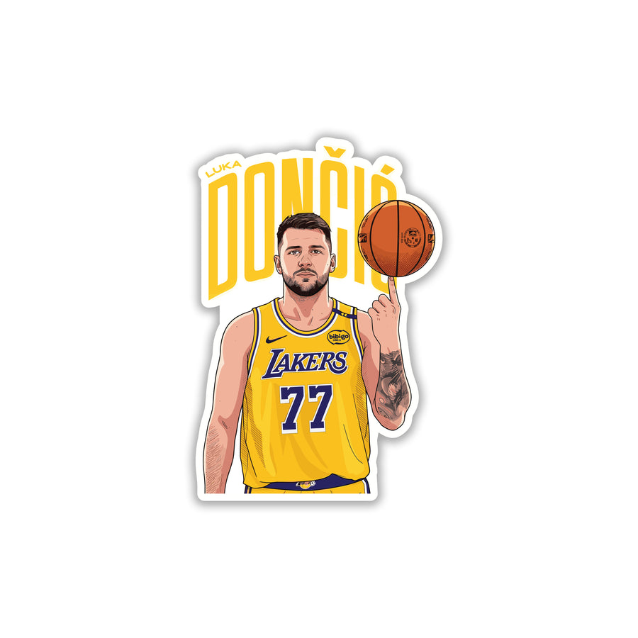 LUKA DONCIC - GOLDEN MAGIC TRICK STICKER