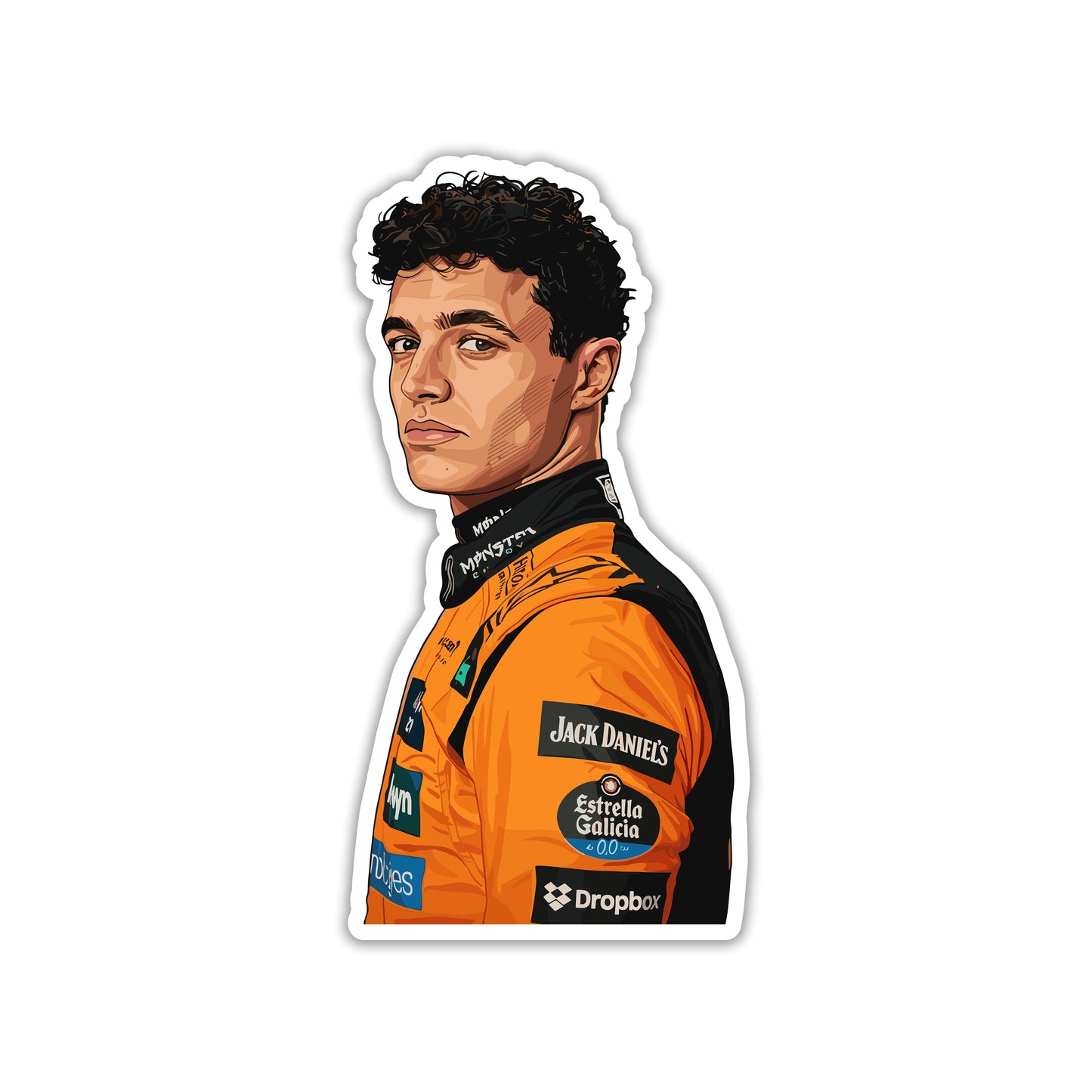 LANDO NORRIS - FUTURE WORLD CHAMP STICKER