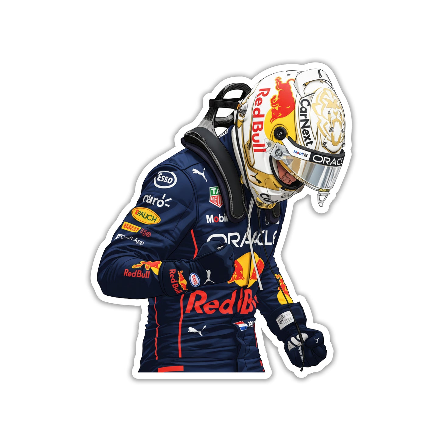 MAX VERSTAPPEN - BOW TO THE CROWD STICKER