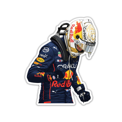 MAX VERSTAPPEN - BOW TO THE CROWD STICKER