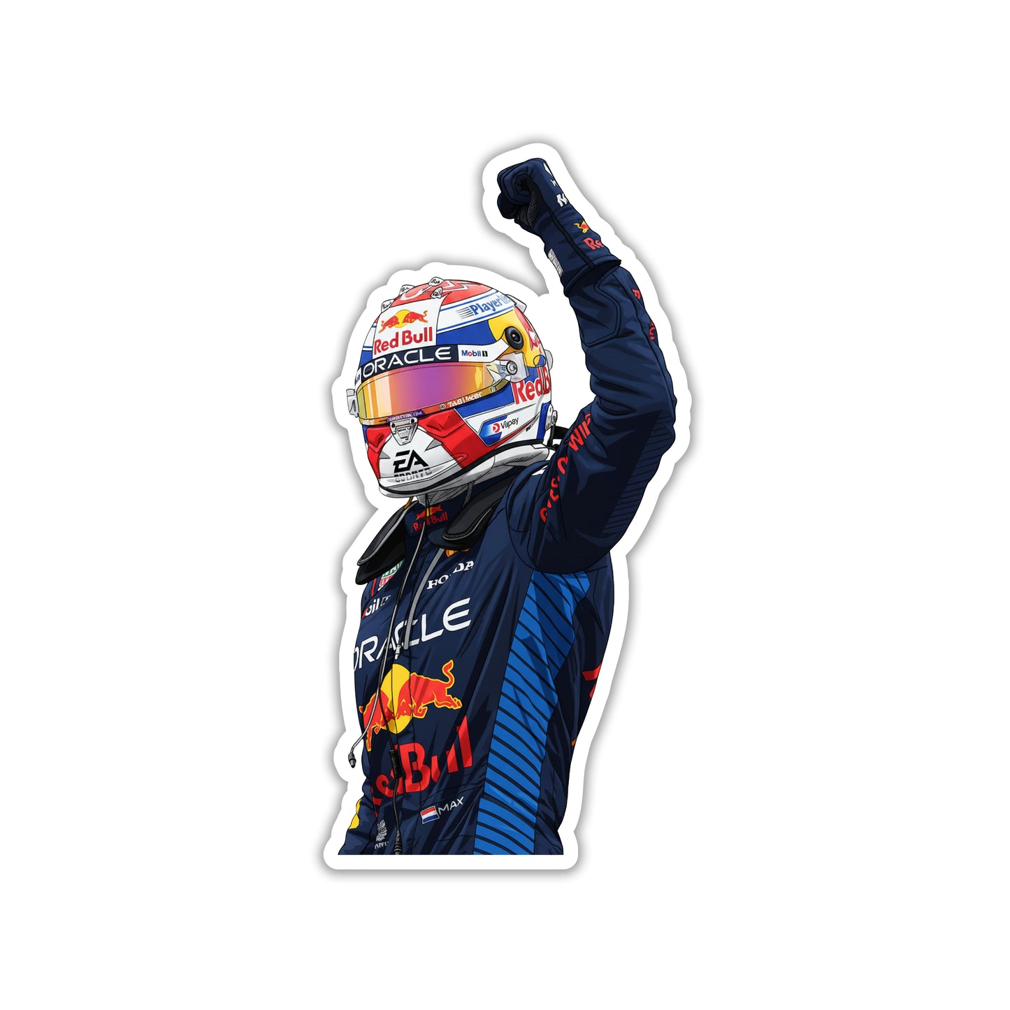 MAX VERSTAPPEN - UNSTOPPABLE FORCE STICKER