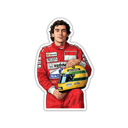 AYRTON SENNA - MAGIC SENNA TRIBUTE STICKER