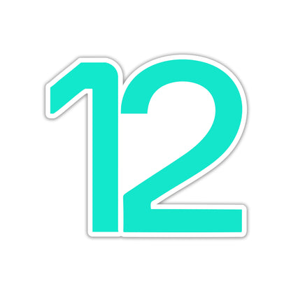 KIMI ANTONELLI - NUMBER 12 ERA STICKER