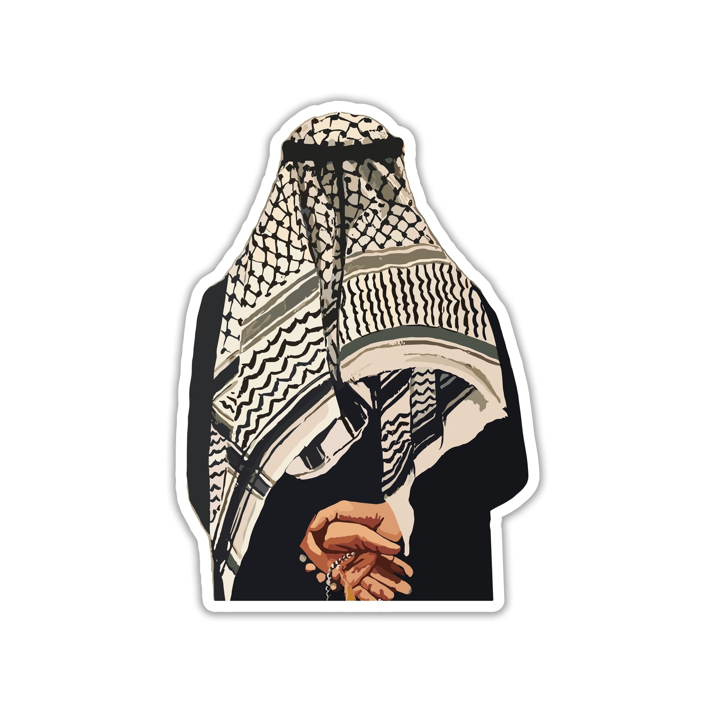 KUWAITI MAN - ARABIC STICKER - 2