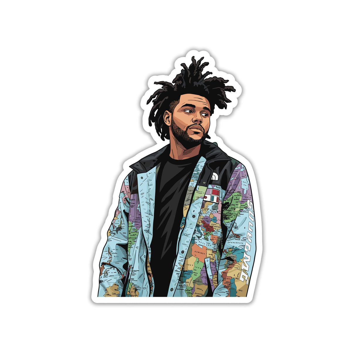 THE WEEKND - WORLDWIDE DRIP STICKER