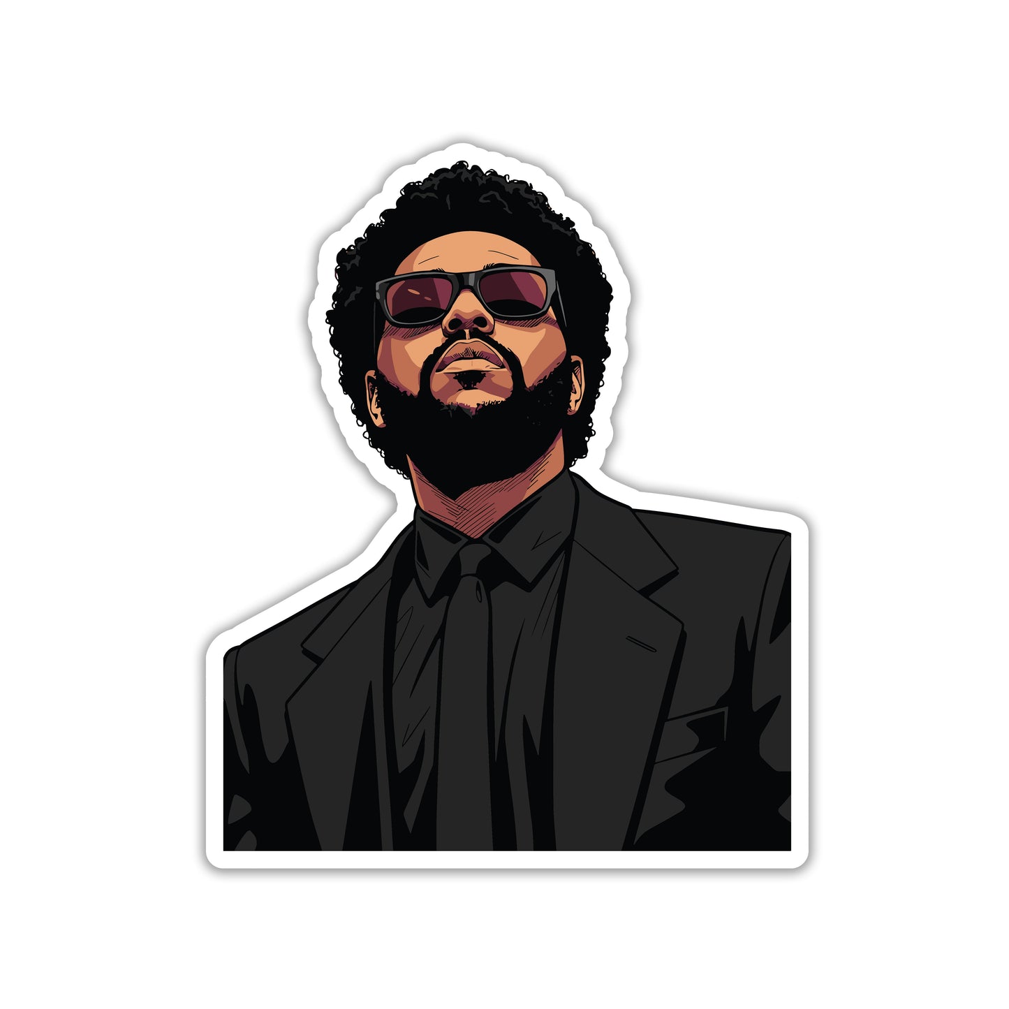 THE WEEKND - STARBOY SUIT STICKER