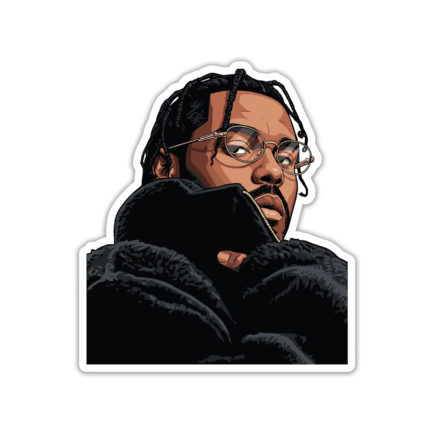 THE WEEKND - KING OF THE FALL STICKER