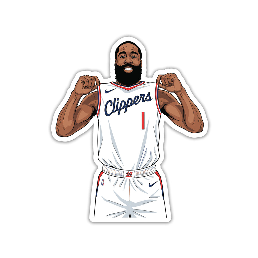 JAMES HARDEN - CLIPPER PRIDE FLEX STICKER
