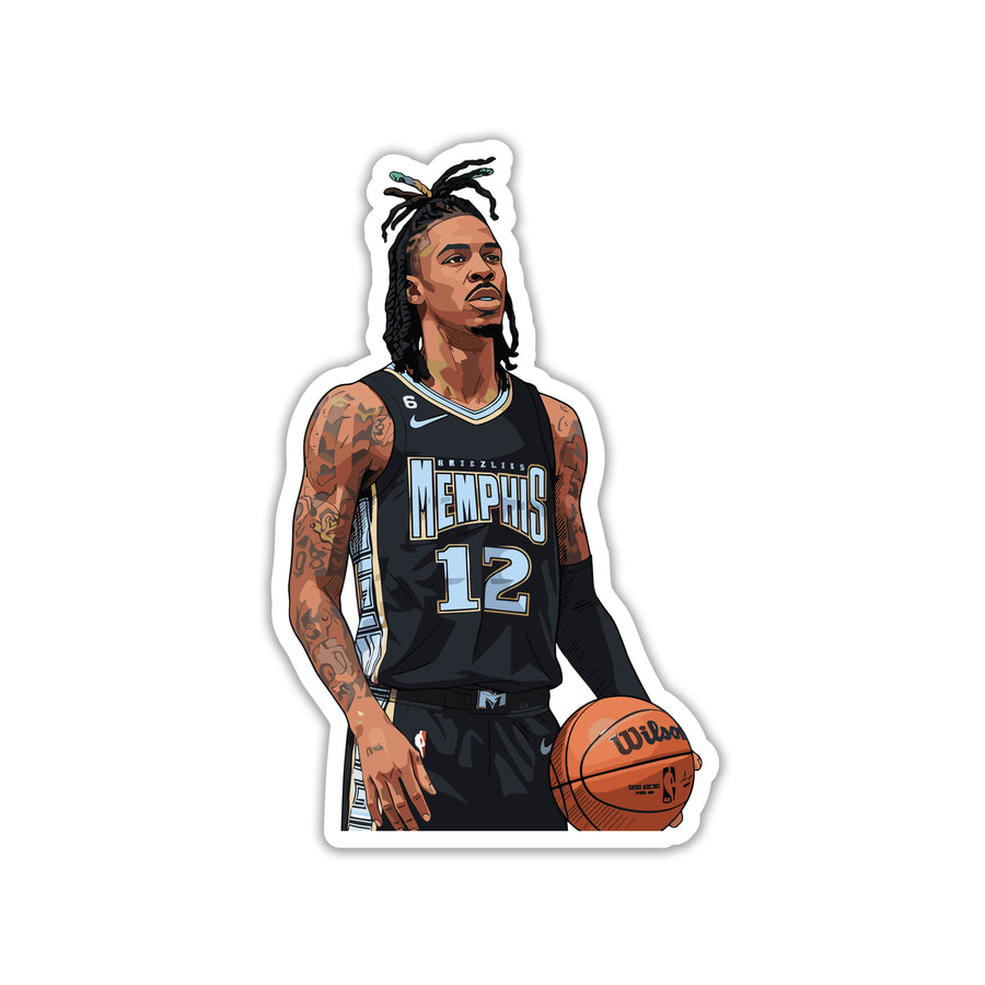 JA MORANT - MEMPHIS MENACE STICKER