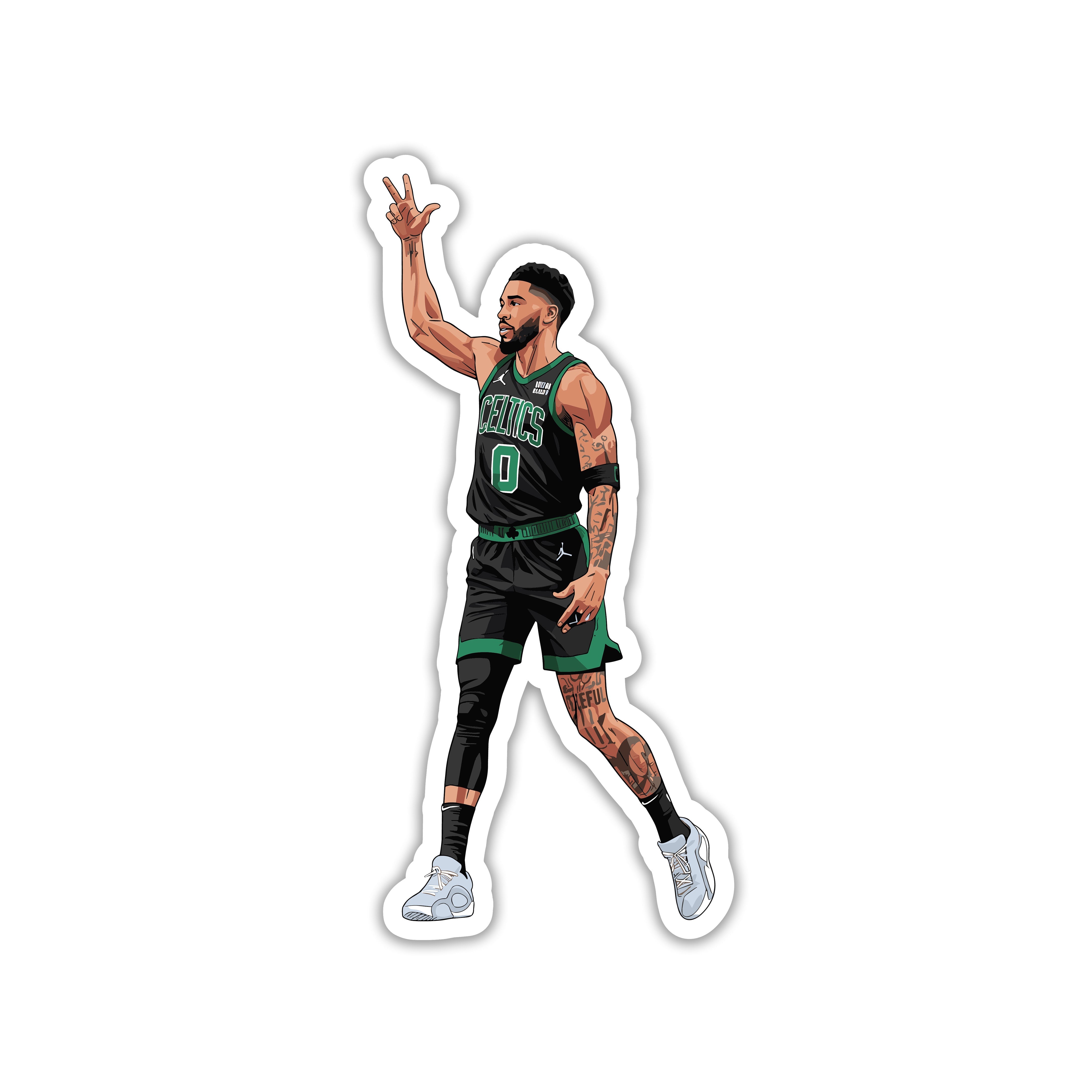 Tatum Sticker JAYSON TATUM - CELTIC CROWD PLEASER STICKER – STICKYFUNK PREMIUM STICKERS