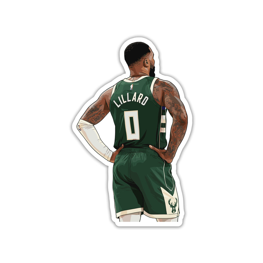 DAMIAN LILLARD - MILWAUKEE ZERO STICKER