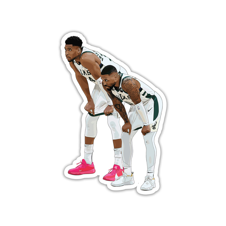 GIANNIS & LILLARD - FREAK TIME DUO STICKER