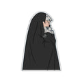 MUSLIM GIRL STICKER - HIJAB STICKER - 7