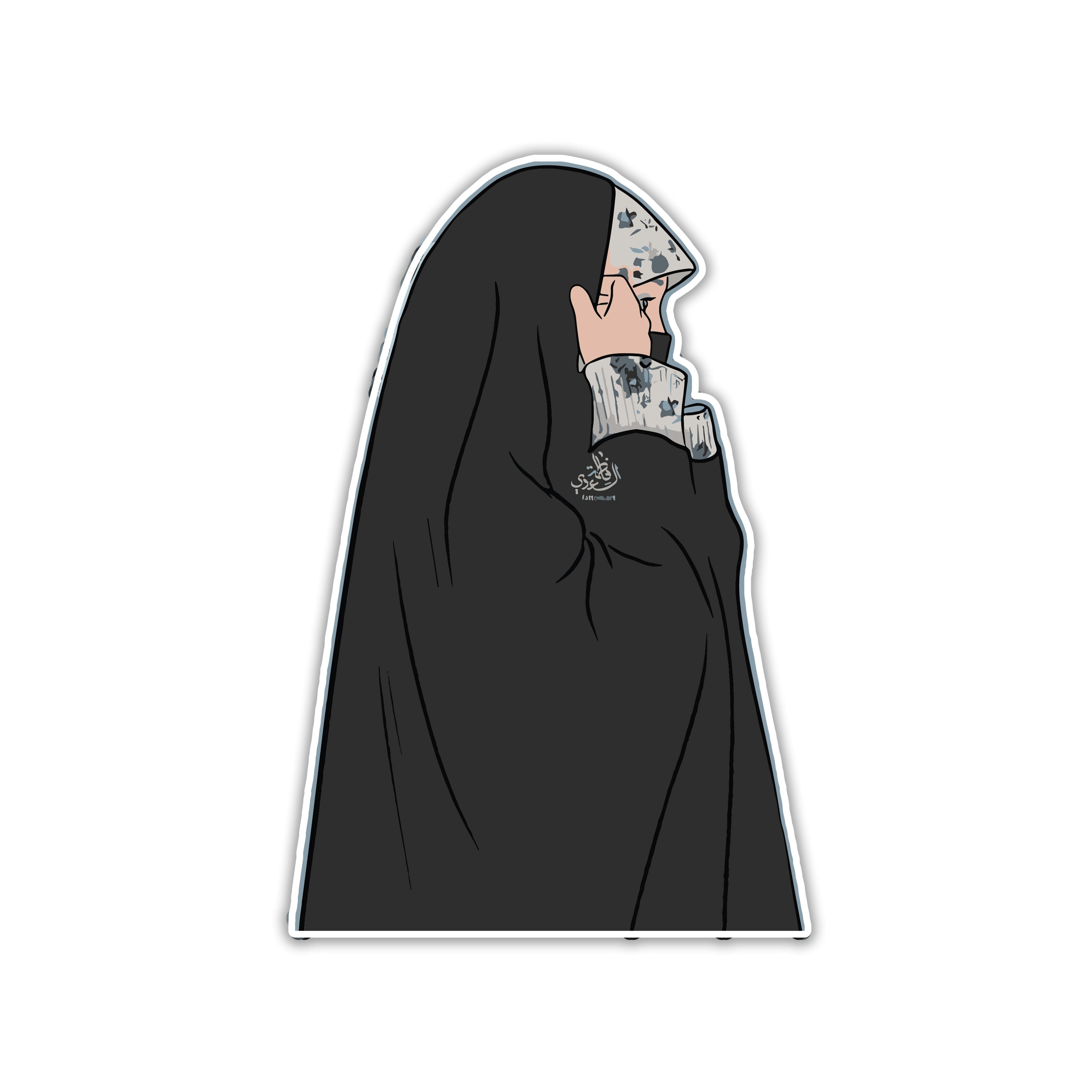 MUSLIM GIRL STICKER - HIJAB STICKER - 7