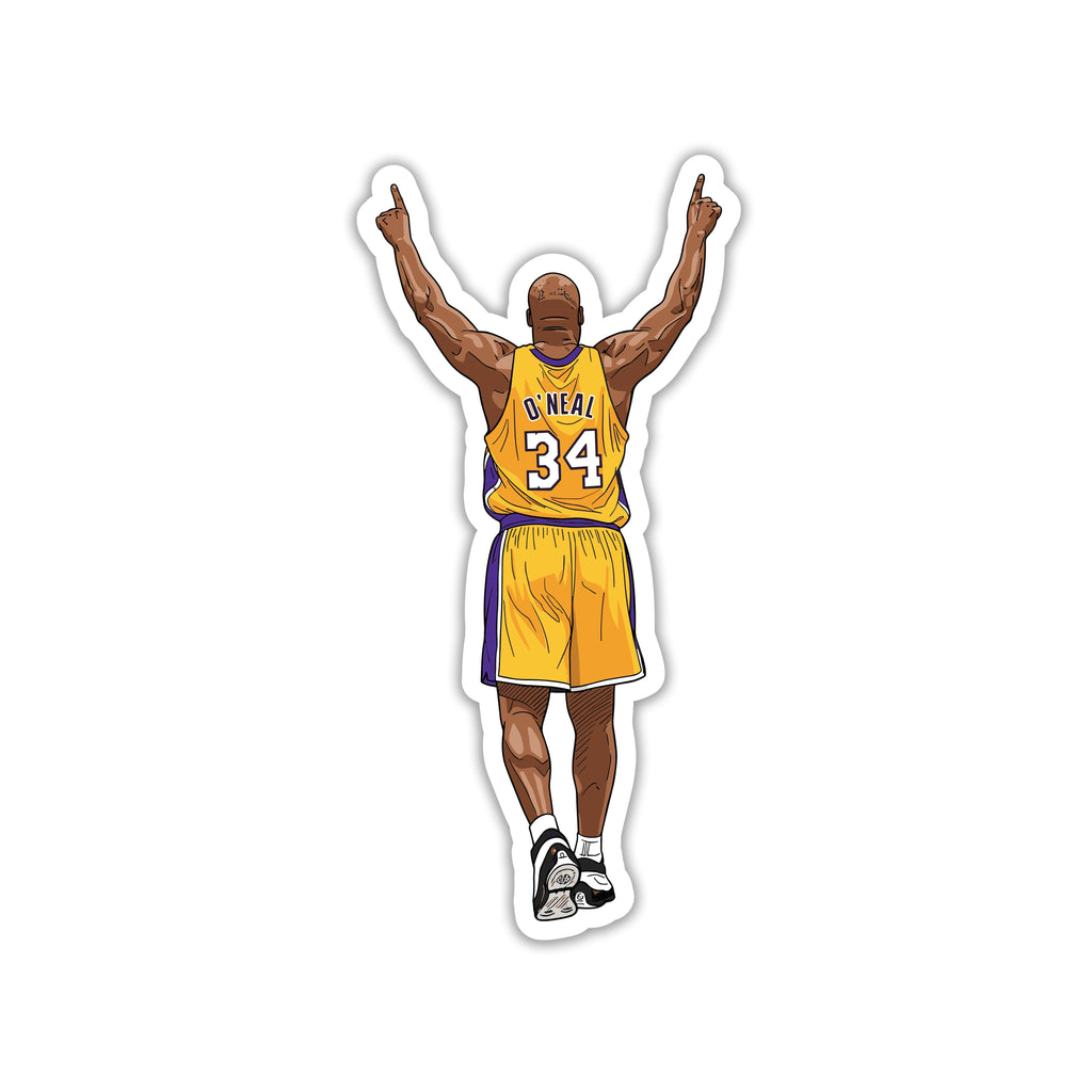 SHAQUILLE O'NEAL - LAKERS DYNASTY KING STICKER