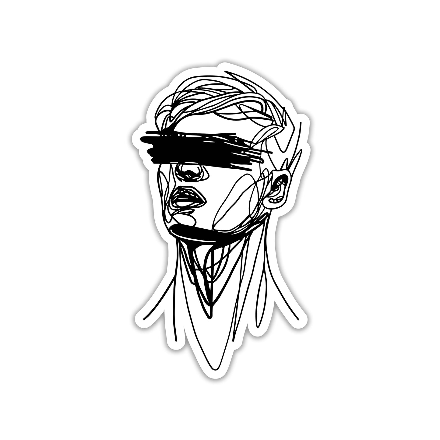 ANDHERA HI ANDHERA, IDENTITY LOST HAI STICKER