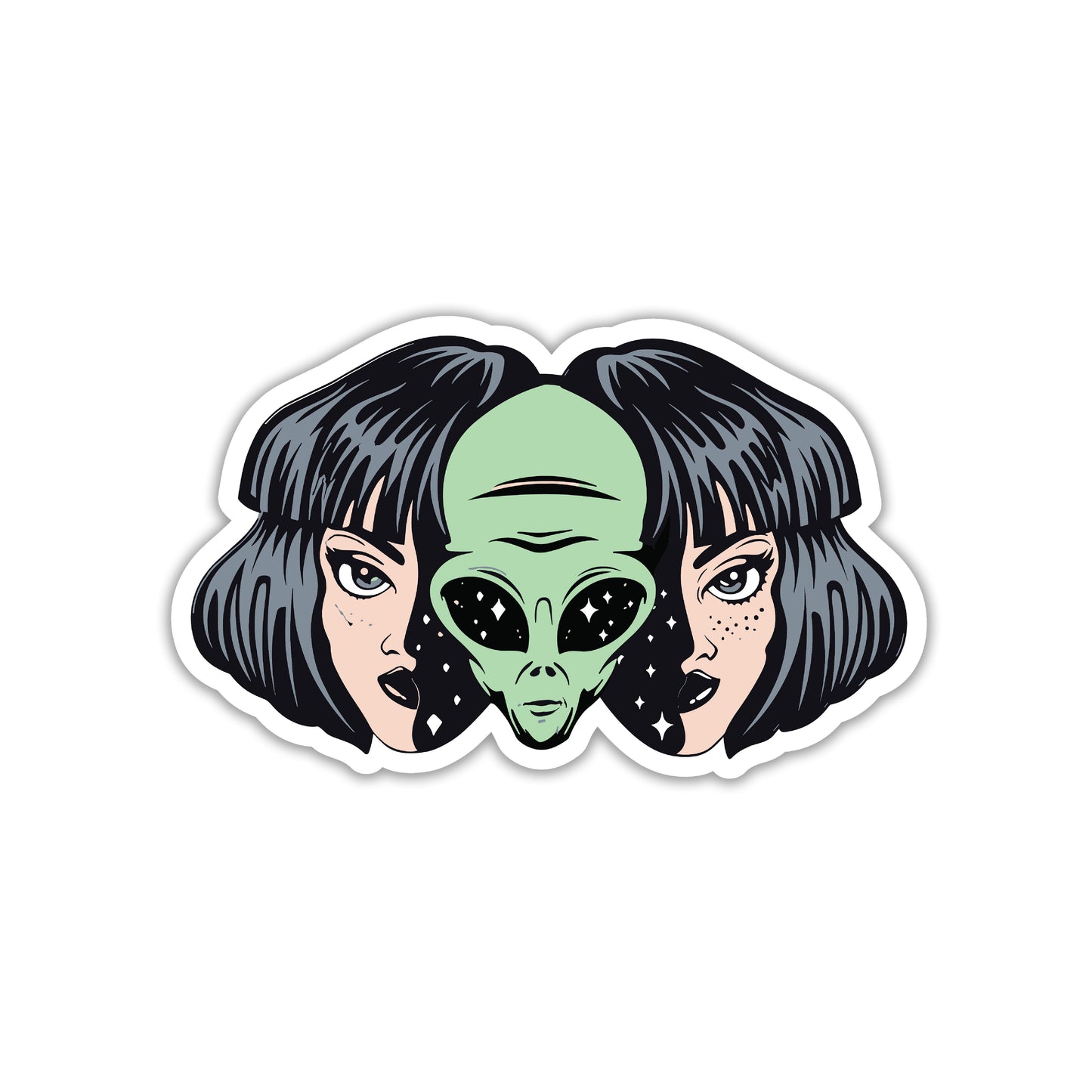 ALIEN KA SQUAD, EARTH PE FULL TASHAN STICKER