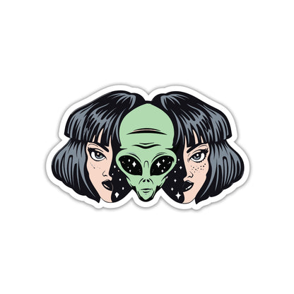 ALIEN KA SQUAD, EARTH PE FULL TASHAN STICKER