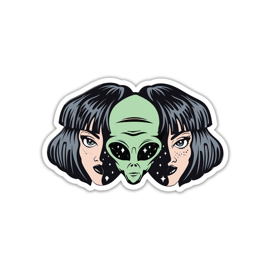 ALIEN KA SQUAD, EARTH PE FULL TASHAN STICKER